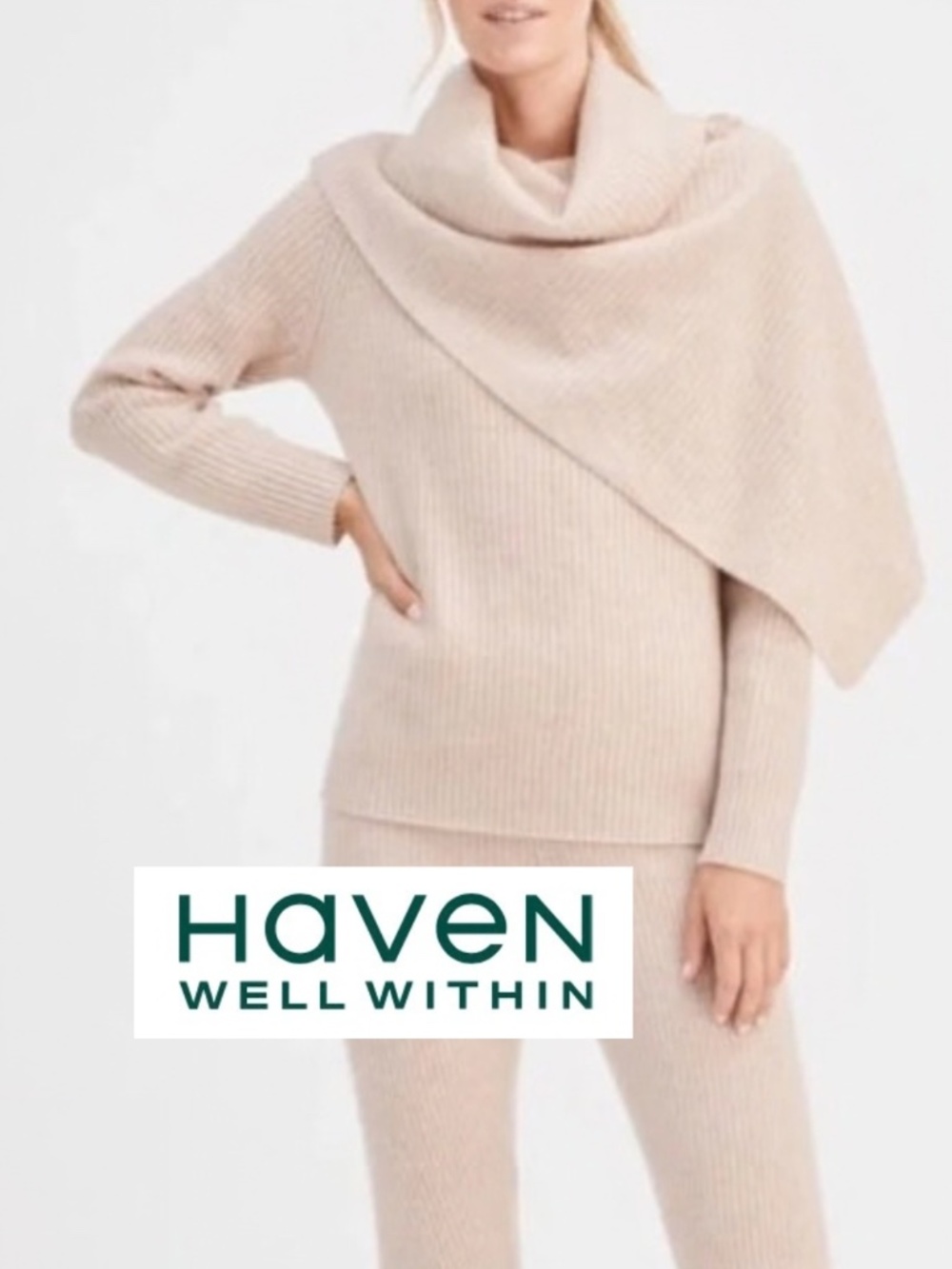 HAVEN well within Shawl Collar Sweater, XS, GD1301